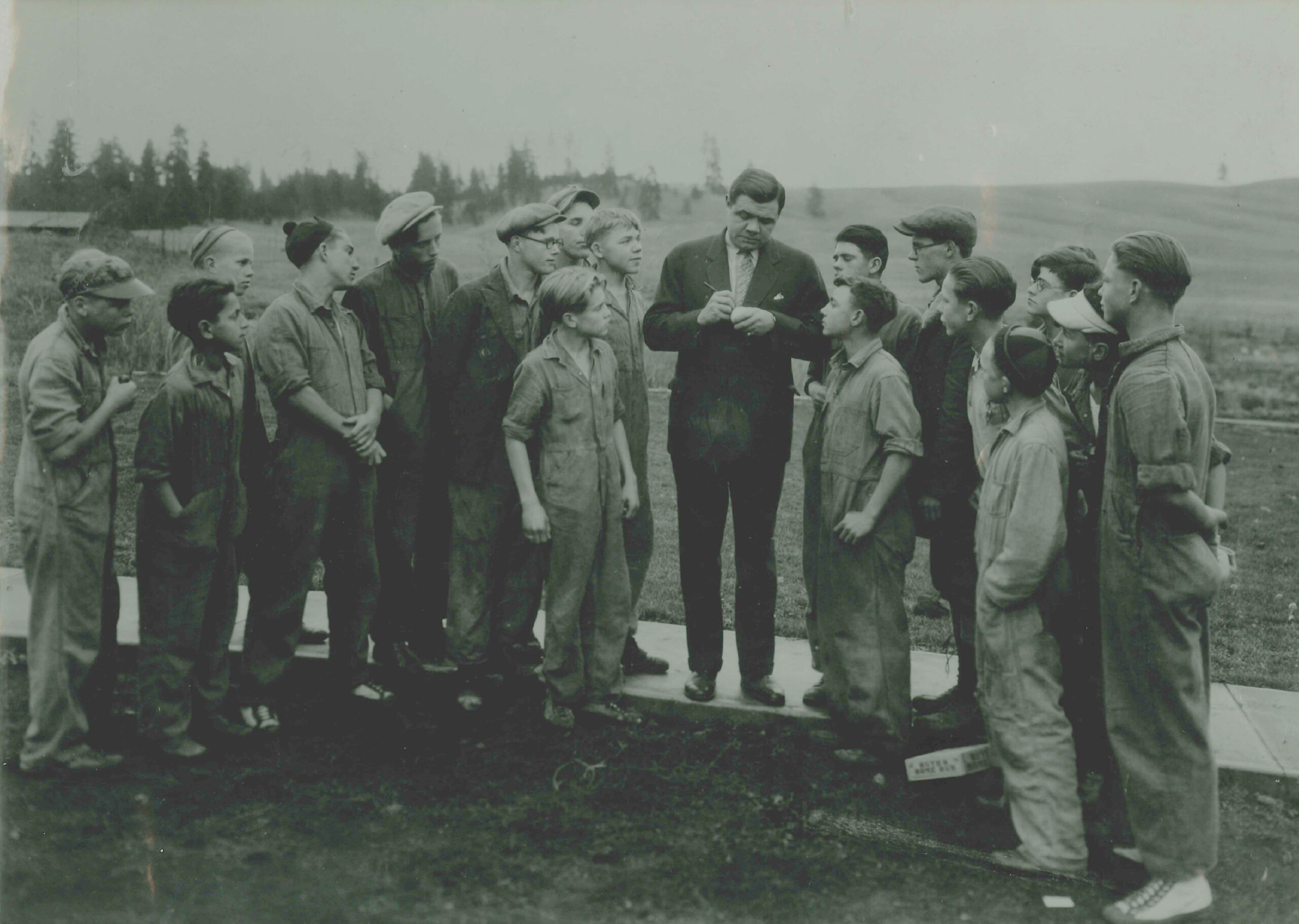 Babe Ruth at Spokane's Hutton Settlement