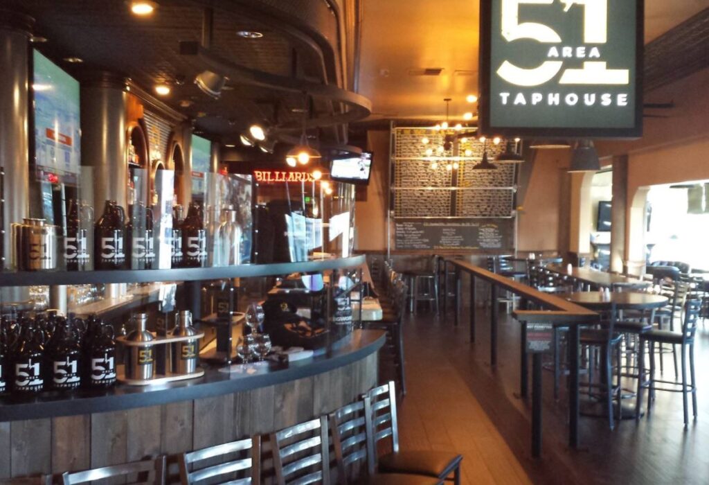 The Onion’s Area 51 Taphouse rotates over 1,000 local, regional, and national craft ales, lagers, and ciders every year.
