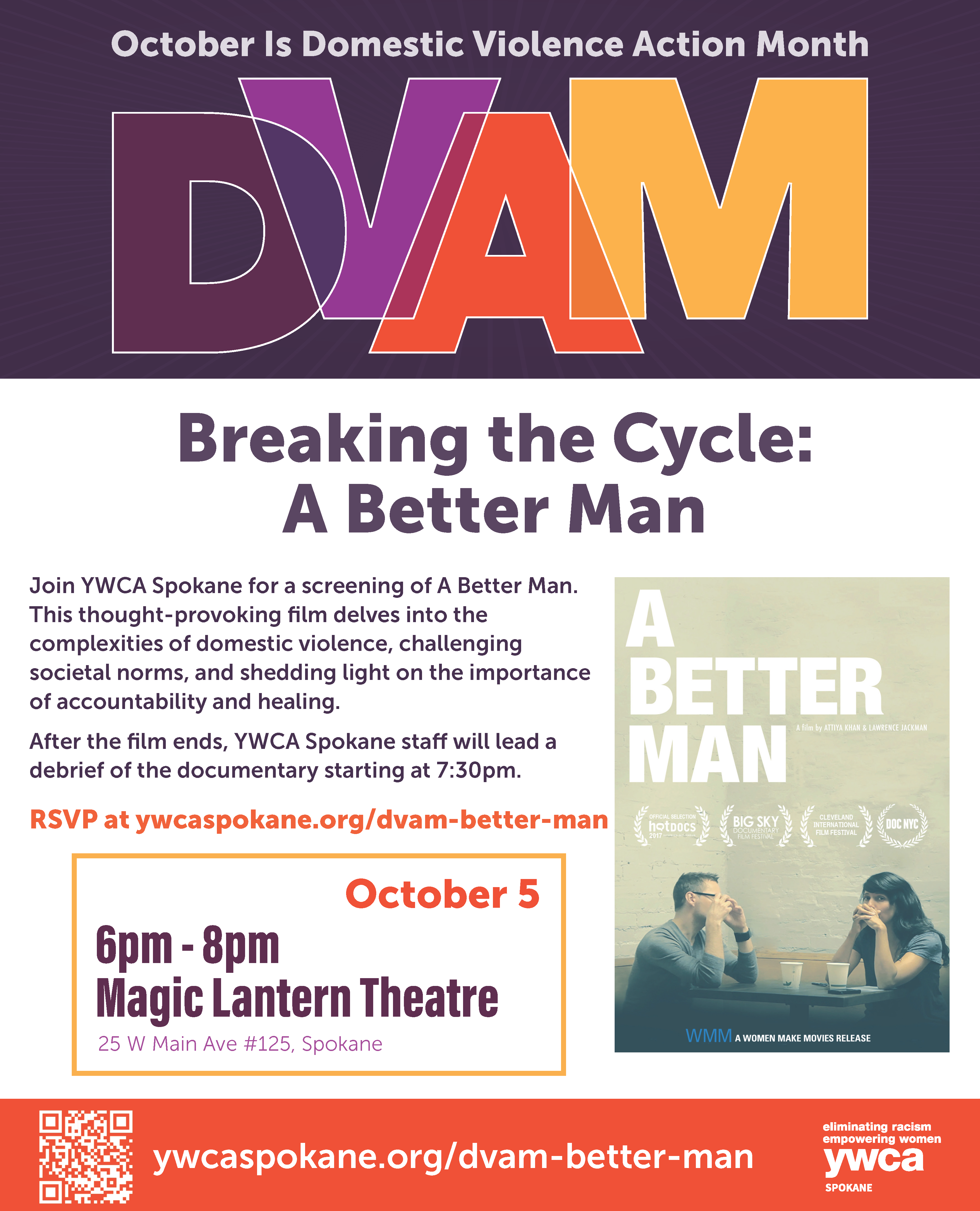 Breaking the Cycle A Better Man Film Screening Greater Spokane Inc