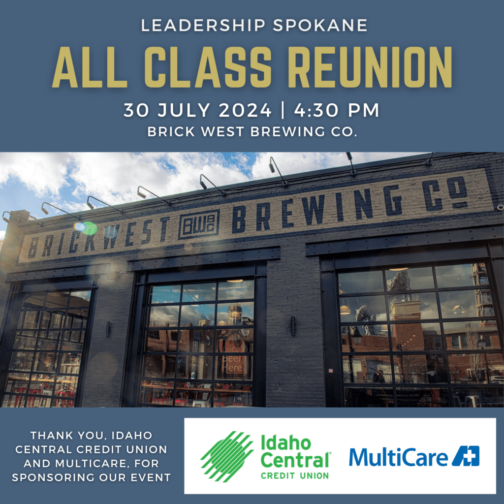 Leadership Spokane All Class Reunion Event Invitation