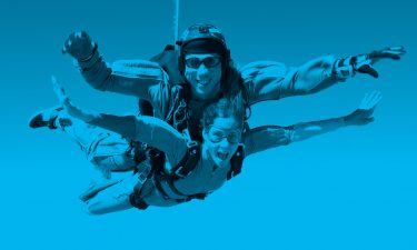 Skydiving Tandem Happy